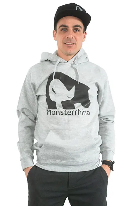 Monsterrhino hoodie grey